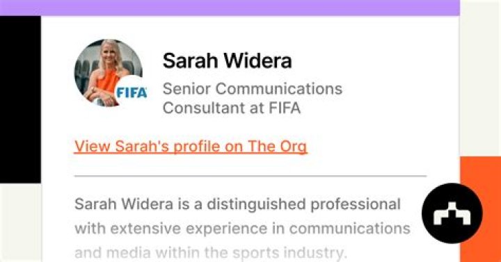 Corporate Communications Manager Of Fifa Sarah Widera Wiki Updates!